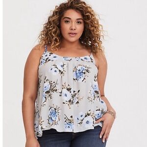 Torrid Georgette Floral Camisole NWT 1X